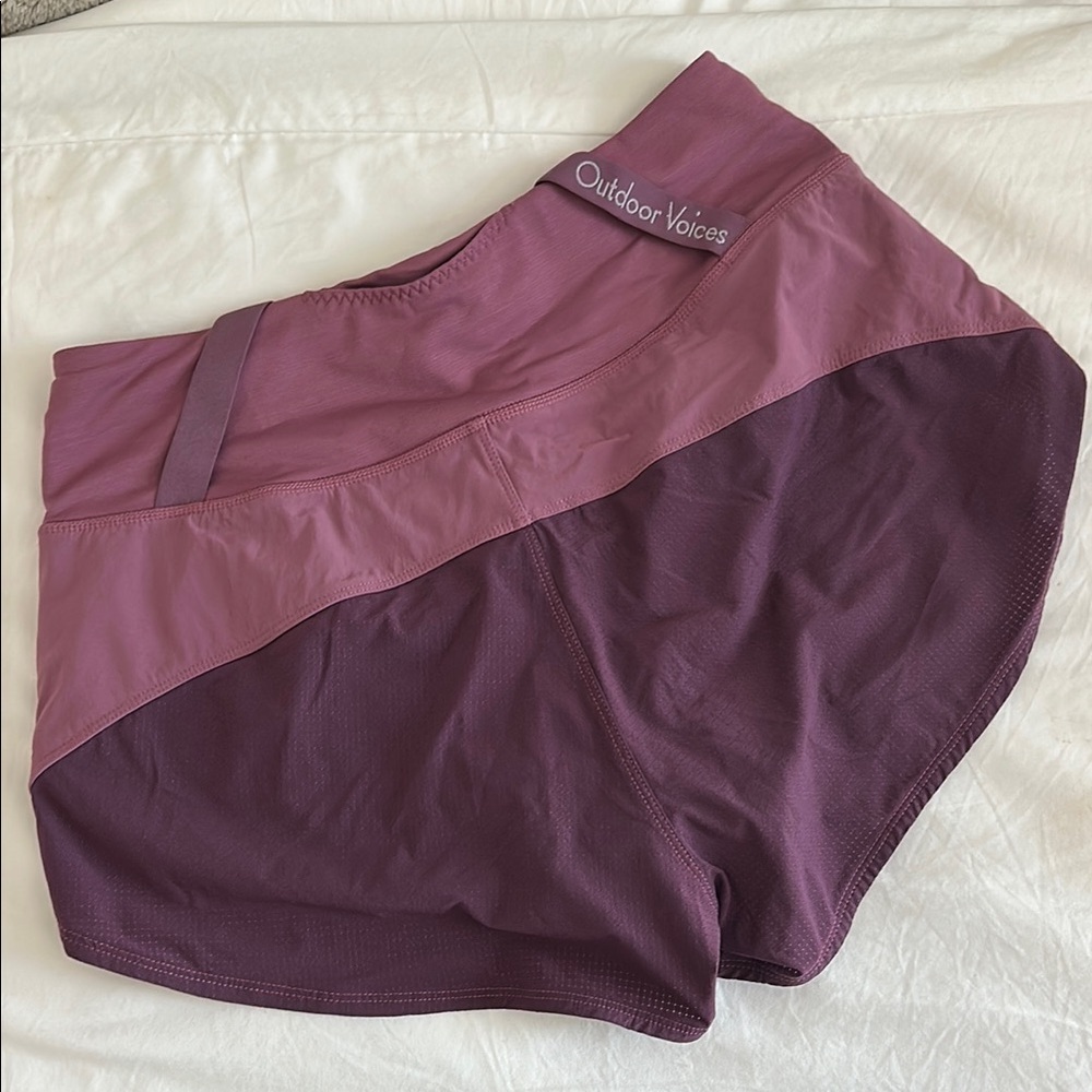 Outdoor Voices Women's Purple Shorts